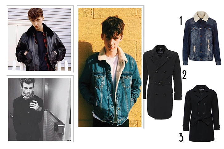 1. Куртка, River Island. 2. Пальто, Tommy Hilfiger. 3. Пальто, Topshop.