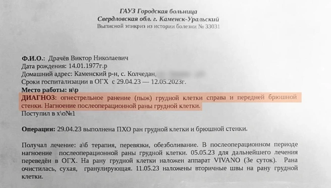 За тот огнестрел никто так и не ответил | Источник: предоставлено Виктором Драчевым