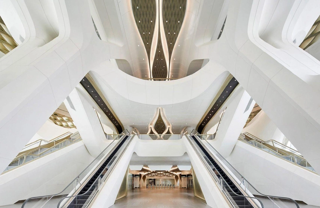 Станция метро King Abdullah Financial District (KAFD) в Эр-Рияде | Источник: Hufton + Crow