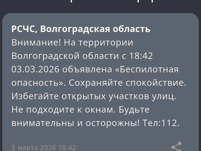 Оповещения отправляли через СМС-сообщения. | Источник: скриншот из приложения МЧС России