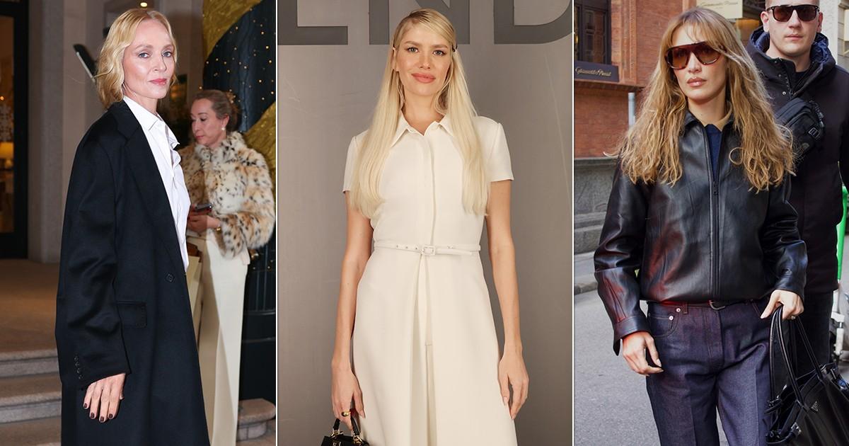 Перминова после операции отказалась от мини, Ферраньи открыла сезон шорт: звезды на Неделе моды в Милане