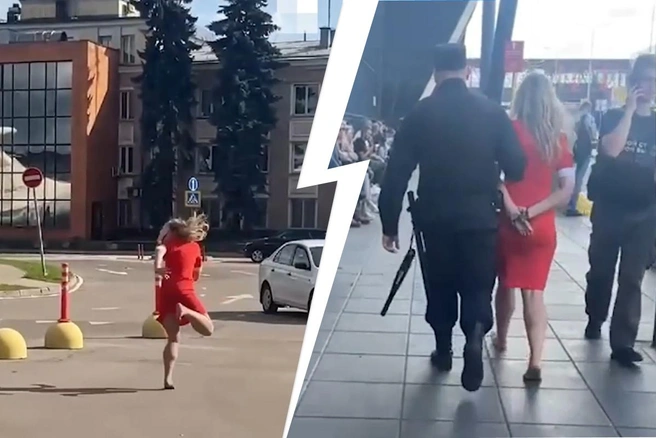 В Сети появилось видео, на котором стюардесса «Аэрофлота» смеялась и танцевала босиком на асфальте | Источник: предоставлено MSK1.RU пабликом «Типичный бортпроводник»