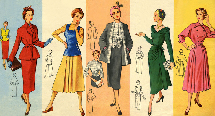 От пин-апа до рок-н-ролла: какой была мода 1950-х