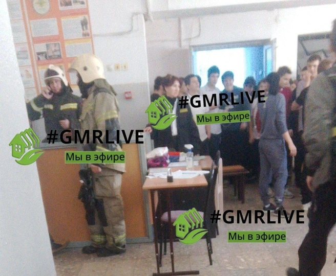 Пожарные проверили здание  | Источник: gmrlive / T.me