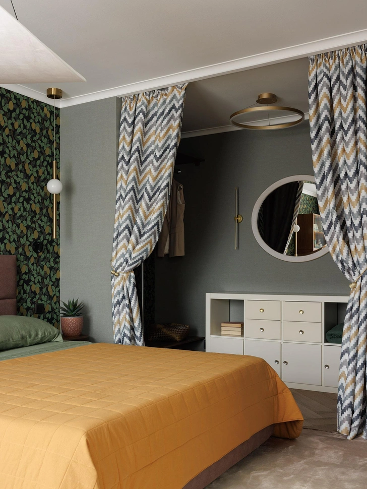 Винтаж и цвет: квартира 49 м&sup2; в Санкт-Петербурге под сдачу