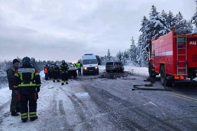 Лобовое столкновение на трассе «Кола» унесло жизнь водителя