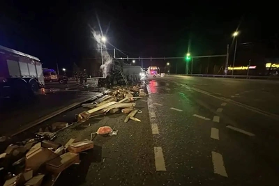 Тюменец спас водителя из горящего грузовика