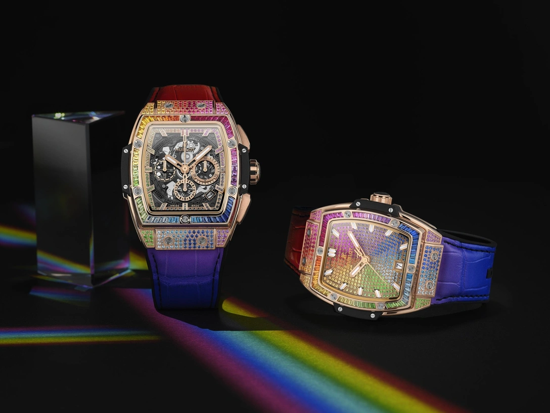 Все цвета радуги: Hublot представил коллекцию Spirit of Big Bang Rainbow | marieclaire.ru