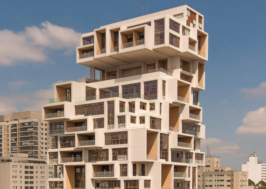 Пиксельный небоскреб в Сан-Паулу: 21 этаж от FGMF Arquitetos | Источник: Фернандо Гуэрра