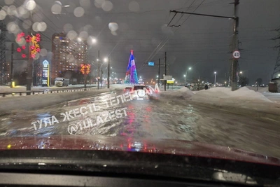 Тула: улица Ложев превратилась в «Венецию»