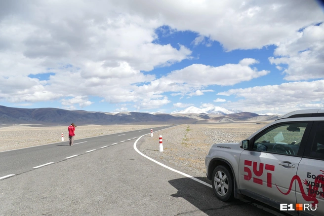 Дорога вдоль монгольских степей | Источник: Дарья Черткова