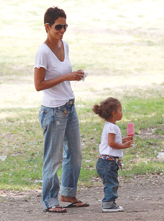 Хэлли Берри (Halle Berry) с дочерью