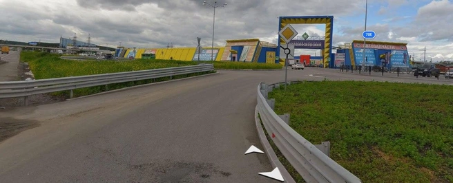 В 2022 году участок был аварийным | Источник: Карты Google