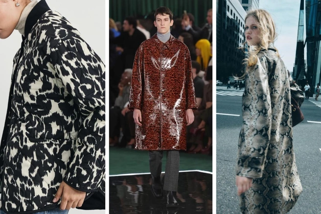 Дизайнеры предлагают несколько анималистичных принтов на выбор покупателя | Источник: Zarina.ru, Lime-shop.com, Gucci / Instagram.com (экстремистская организация, деятельность запрещена на территории РФ)