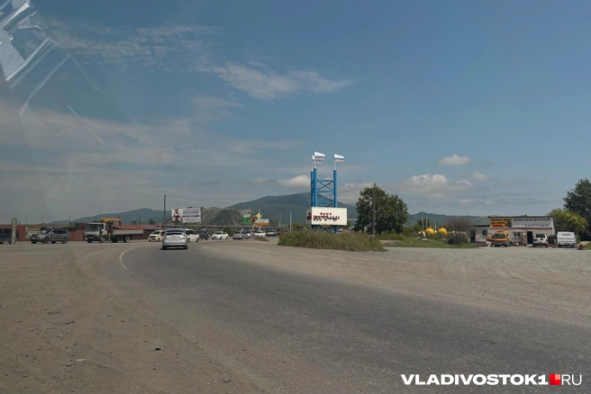 Дорога в районе Врангеля | Источник: Елена Буйвол / VLADIVOSTOK1.RU