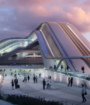 Zaha Hadid Architects построит в Таллинне вокзал-мост