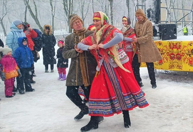 Масленичные гулянья в Выборге | Источник: Пресс-служба администрации Выборгского муниципального района / архив