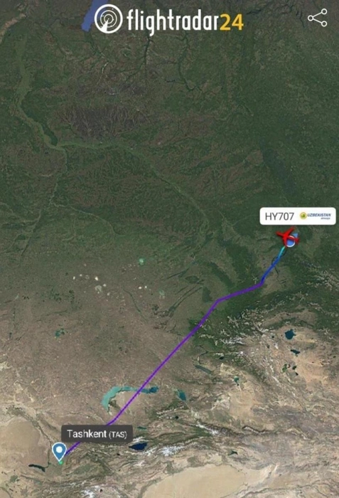 Источник: Flightradar24.com
