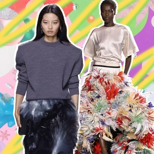 Джемпер и нарядная юбка — модный дуэт зимы 2025/26 для праздников и на каждый день