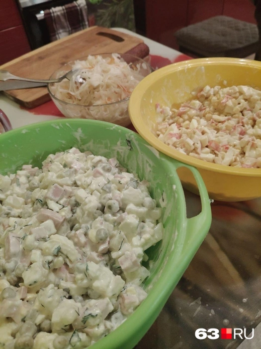 1. «Оливье в тазике — это канон» | Источник: Наталья Артякова / 63.RU