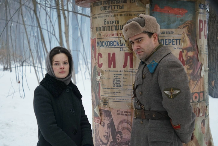 Анна Пескова и Петр Федоров в фильме «Летчик»