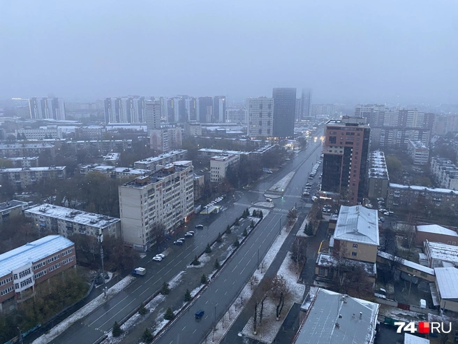Похожий вид из окна сегодня был у всех челябинцев | Источник: читатель 74.RU