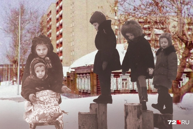 Едва ли не главный зимний аксессуар из прошлого — варежки на резинке. Признавайтесь, тоже такие носили? | Источник: Дмитрий Гладышев / 72.RU