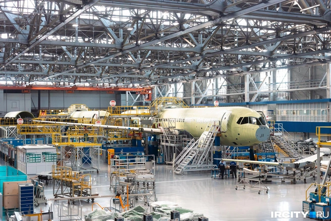 270 самолетов МС-21 планируют выпустить до 2030 года — число скорректируют до конца года | Источник: Даниил Конин / «ИрСити»
