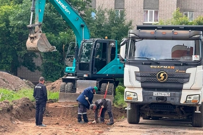 Ремонт двора на Краснодонцев начался на месяц раньше срока