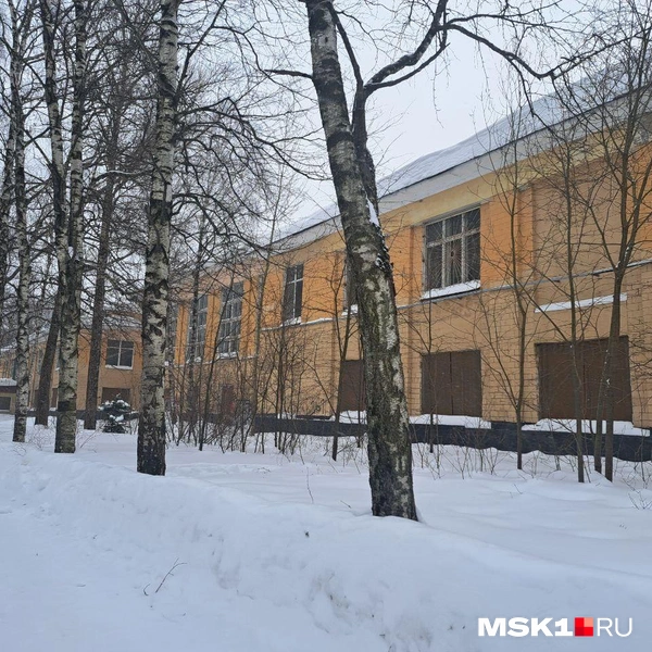 Окна в здании спорткомплекса заколочены, чтобы внутрь не пробирались дети | Источник: Арина Майорова / MSK1.RU