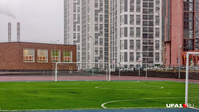 Футбольная площадка готова | Источник: Булат Салихов / UFA1.RU