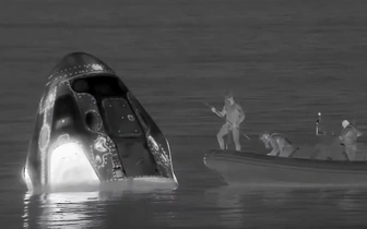 4 члена экипажа МКС благополучно вернулись на Землю на корабле Crew Dragon