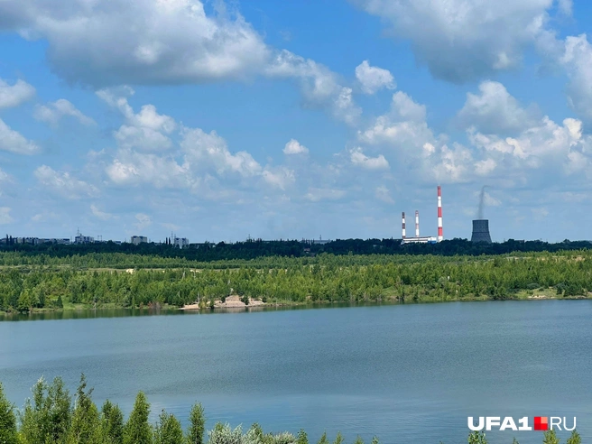 Угольный разрез заполнили водой | Источник: Андрей Бирюков / UFA1.RU