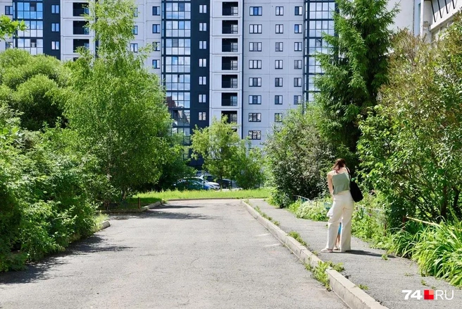 Дорога упирается в новый ЖК | Источник: Михаил Шилкин