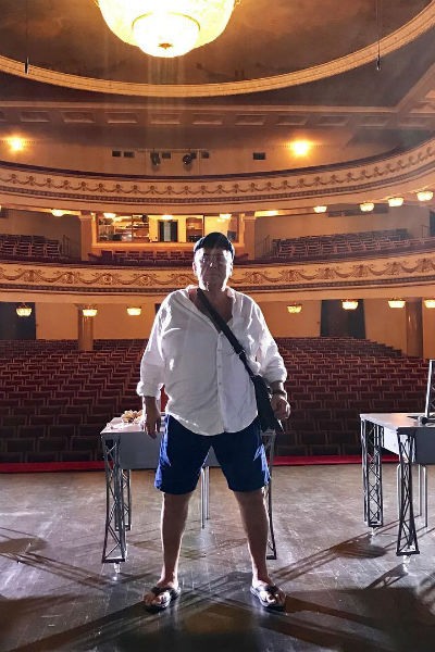 Станислав Садальский на сцене Рижского Оперного театра, лето 2018