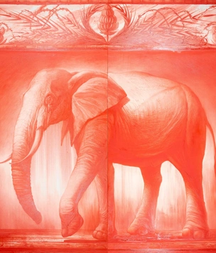 Красные и черные: выставка Егора Кошелева во VLADEY Space