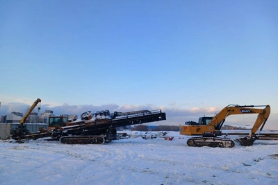 Спецтехника у экстрим-парка Урам: начало строительства канатки?