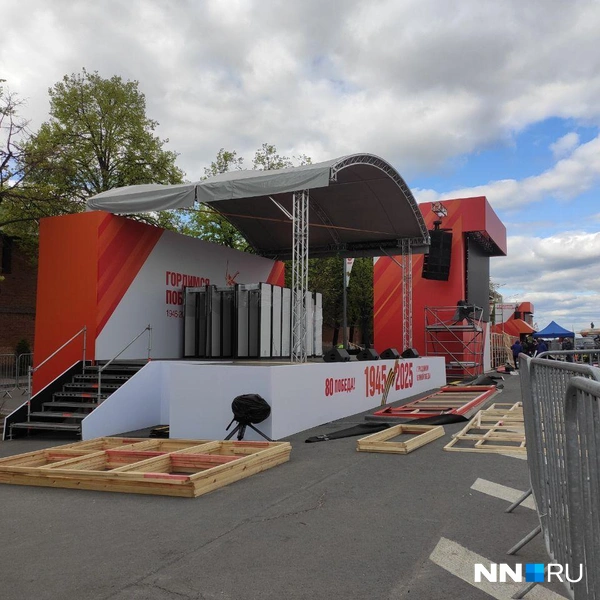 В городе готовят к празднику несколько мест | Источник: Наталья Бурухина / NN.RU