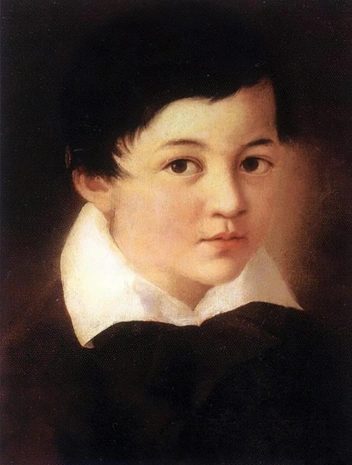 Мария Дурнова. Портрет мальчика. 1829 | Источник: yavarda.ru