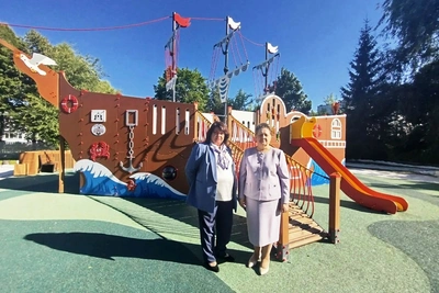 В Тарусе открылась новая детская площадка «Корабль Таруса»