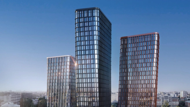 Башни выросли на улице Фридриха Энгельса в Басманном районе | Источник: ГК «Галс-Девелопмент»