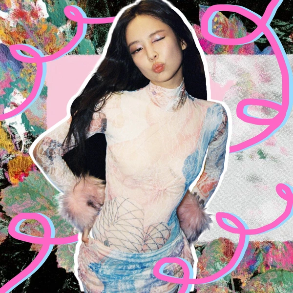 Платье с меховой отделкой — модный хит зимы 2025/26: доказывает Дженни из BLACKPINK | Источник: theGirl