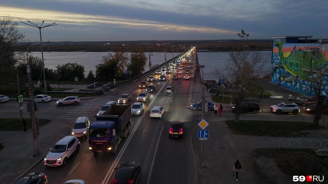 Пермяков утром предупредили о беспилотной опасности | Источник: Кирилл Хафизов / 59.RU