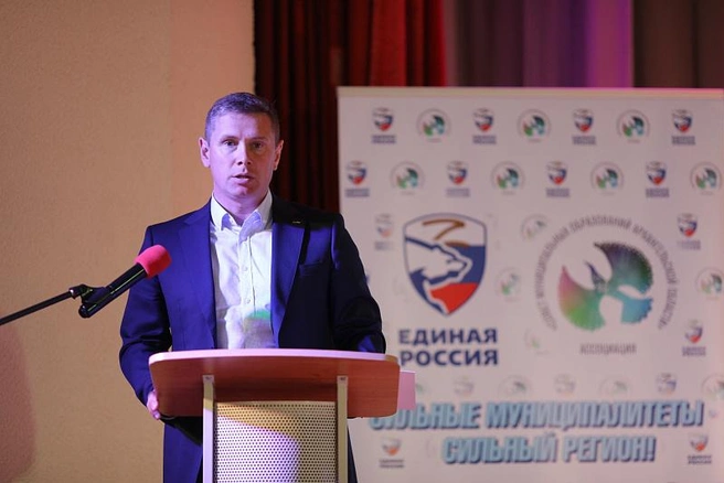 Игорь Арсентьев отметил, что для каждого округа был утвержден индивидуальный план развития | Источник: Пресс-служба Губернатора и Правительства Архангельской области