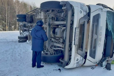 КАМАЗ устроил массовое ДТП на Серовском тракте