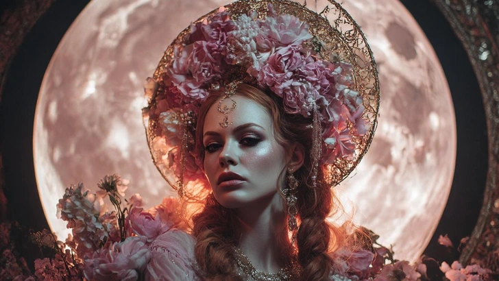 Суперлуние в Овне 7 октября | Источник: Midjourney