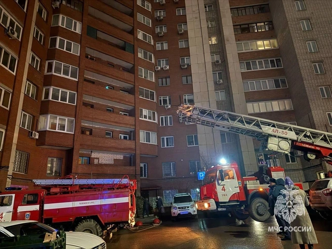 Пожар произошел в Кировском районе | Источник: МЧС Башкирии