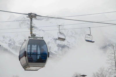 Непогода закрыла горнолыжные трассы в Сочи