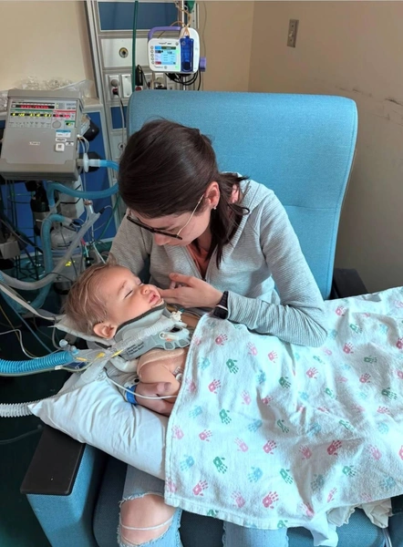 Оливер с мамой