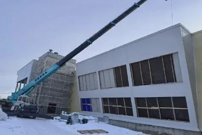 Спорткомплекс в Чигирях построен более чем наполовину